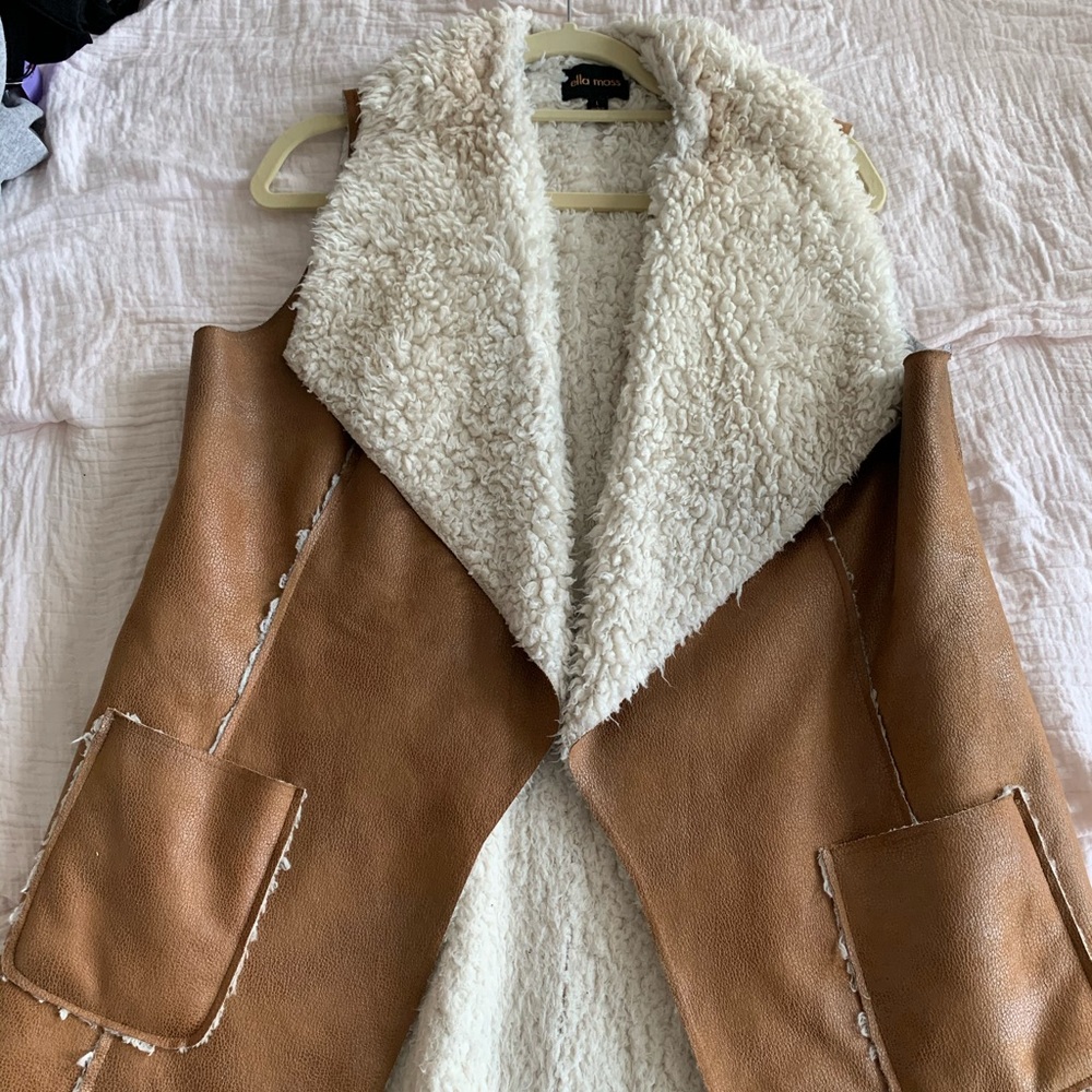 Ella Moss Shearling Vest